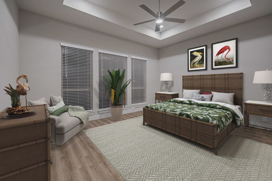 Image 8 representing the Kaylee by Chesmar Homes in Mesa Western, Cibolo, TX.