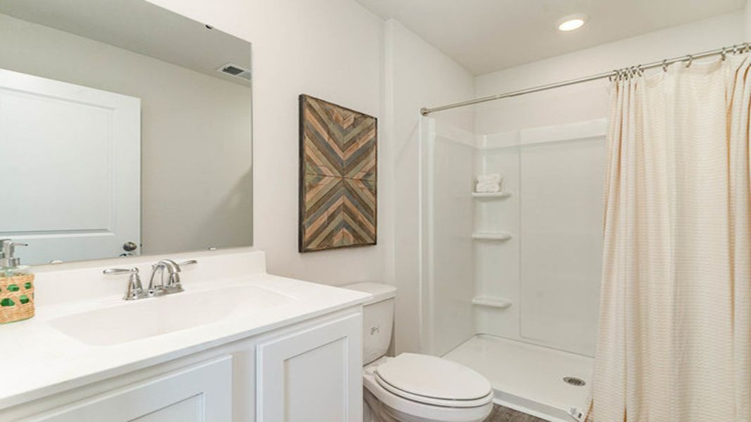 Furnished interior view inside a new home in Auberon Woods, Conway (Image 16). Furnished interior view inside a new home in Auberon Woods, Conway (Image 16).