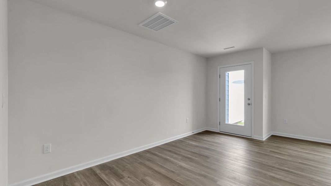 Spacious, unfurnished interior of a new home in The Townes at Belle Grove, Wendell (Image 9). Spacious, unfurnished interior of a new home in The Townes at Belle Grove, Wendell (Image 9).
