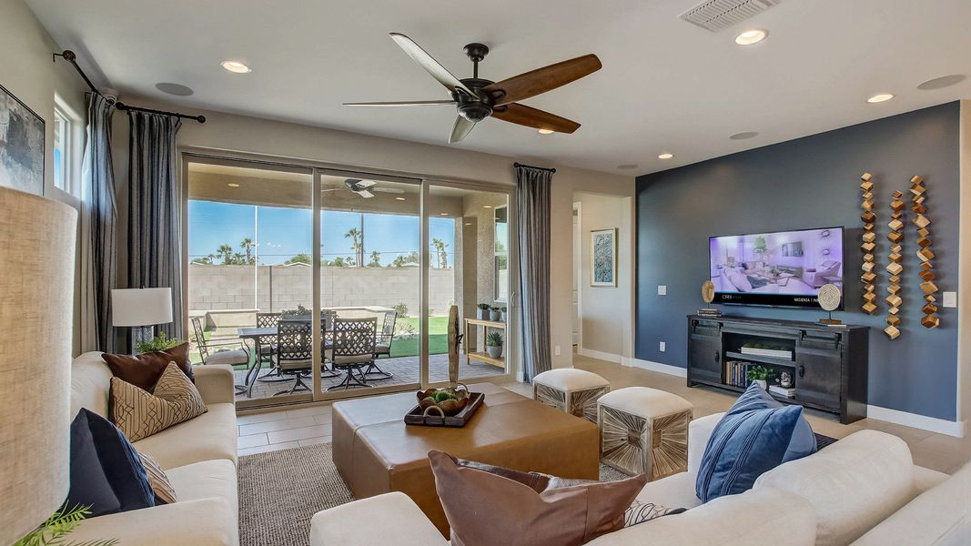 Furnished interior view inside a new home in Castillo at Anderson Parc, Buckeye (Image 7).