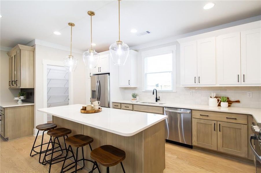 Furnished interior view inside a new home in , Atlanta (Image 25).