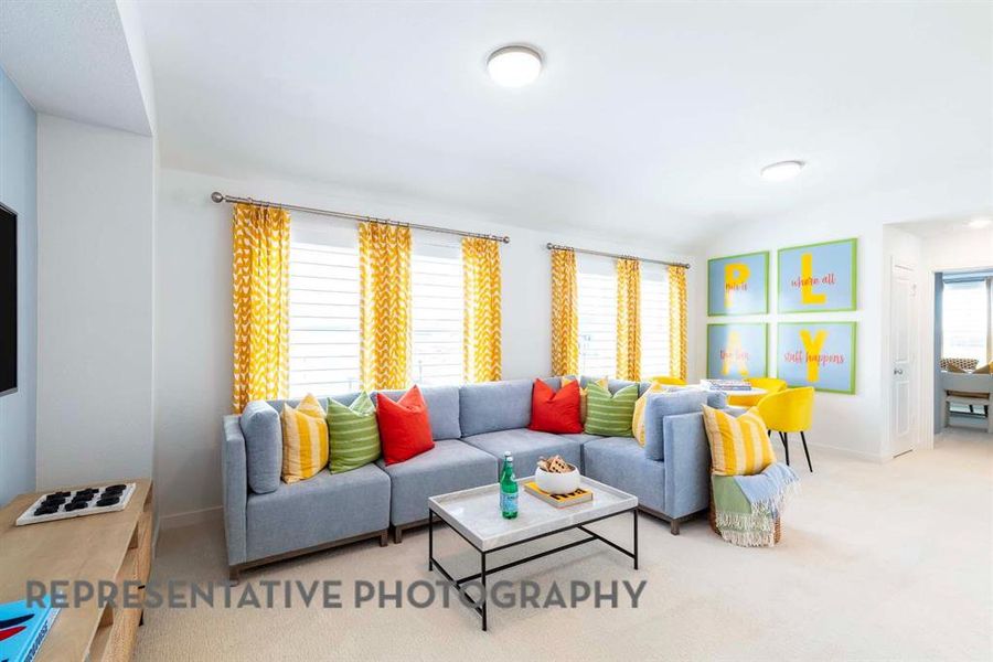 Furnished interior view inside a new home in The Parks at Wilson Creek, Celina (Image 22).