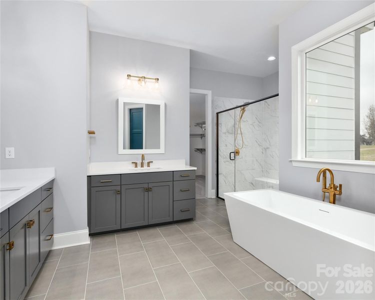 Furnished interior view inside a new home in , Statesville (Image 9).