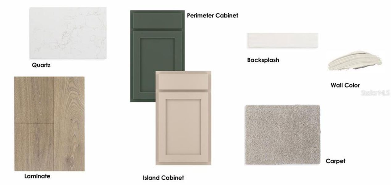 Sample of building materials used in homes in Palmeras at Crossprairie – The Grove Collection, St. Cloud (Image 5). Sample of building materials used in homes in Palmeras at Crossprairie – The Grove Collection, St. Cloud (Image 5).