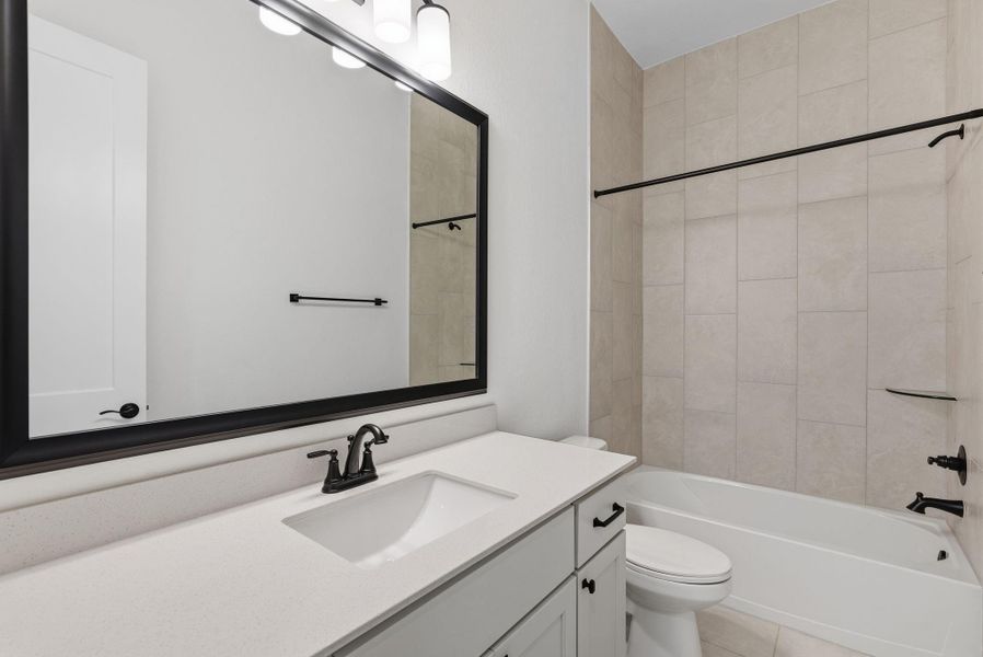 Furnished interior view inside a new home in Wood Leaf Reserve, Tomball (Image 8).