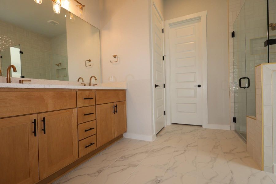 Furnished interior view inside a new home in Homestead at Old Settlers Park, Round Rock (Image 7).