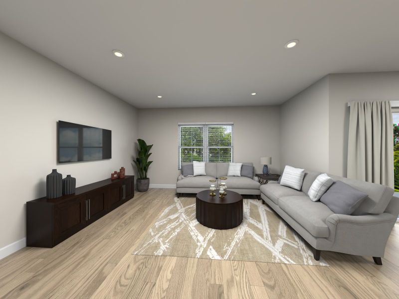 Gather in the cozy living room for a movie night. Gather in the cozy living room for a movie night.