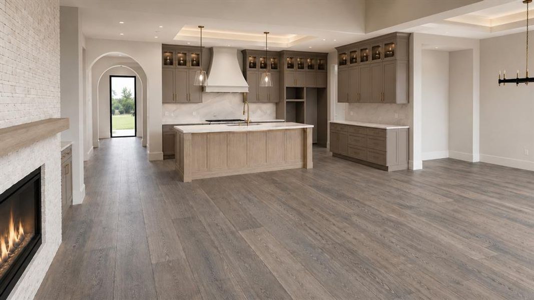 Furnished interior view inside a new home in , Northlake (Image 4).