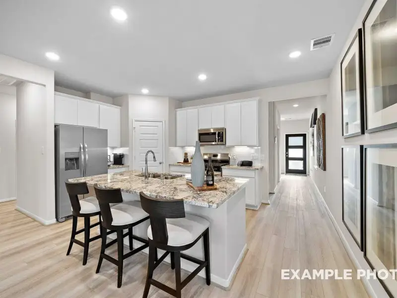 Furnished interior view inside a new home in Liberty Estates, Cleveland (Image 11).