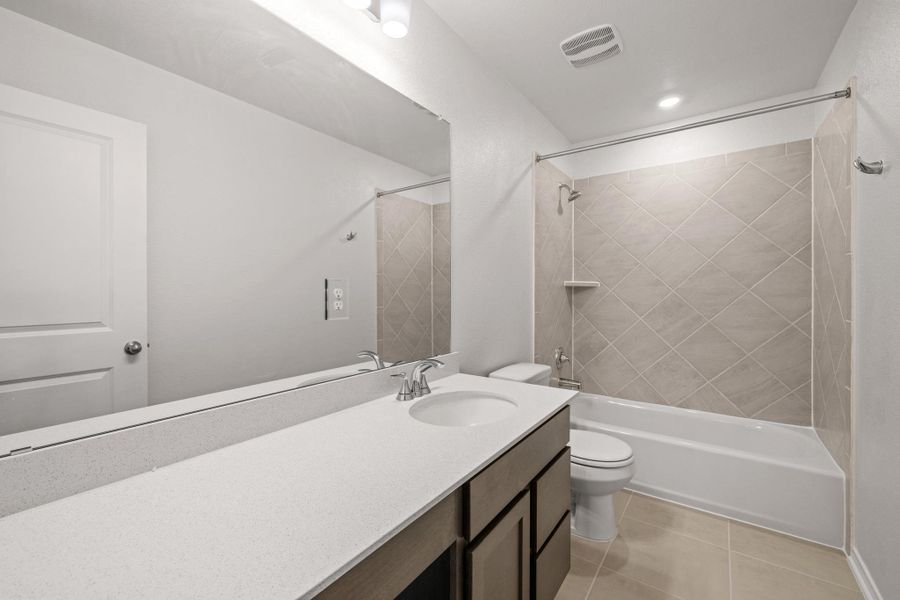 Furnished interior view inside a new home in Sonterra - Cool Water, Jarrell (Image 7).