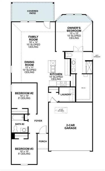 2D floor plan layout of this home in Forest Park, Princeton, TX (Image 3). 2D floor plan layout of this home in Forest Park, Princeton, TX (Image 3).