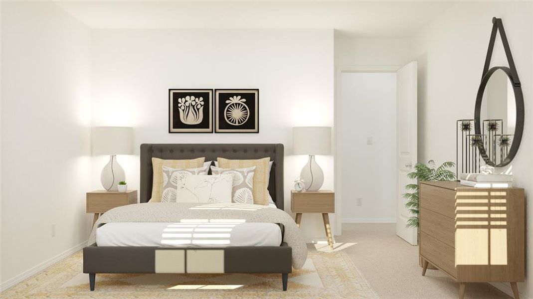 Bedroom featuring baseboards Bedroom featuring baseboards