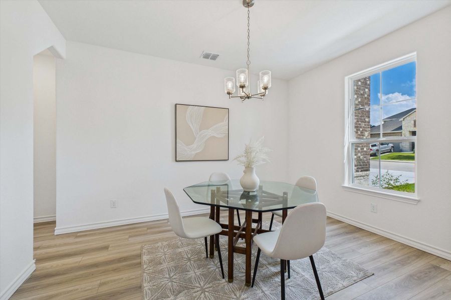 Representative furnished interior of a home built from the The Danbury I by Davidson Homes LLC in The Reserve at Potranco Oaks, Castroville (Image 14).