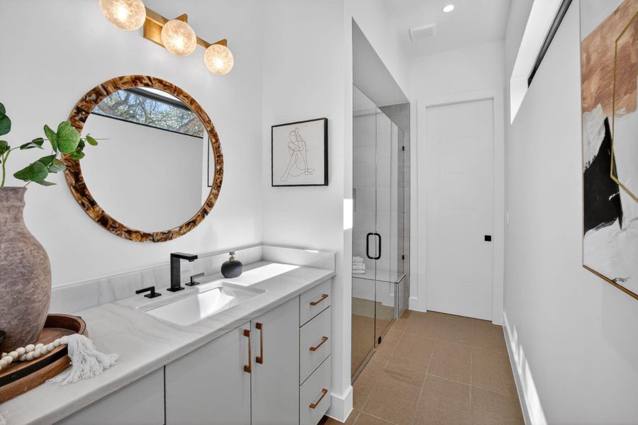 Furnished interior view inside a new home in , West Lake Hills (Image 10).