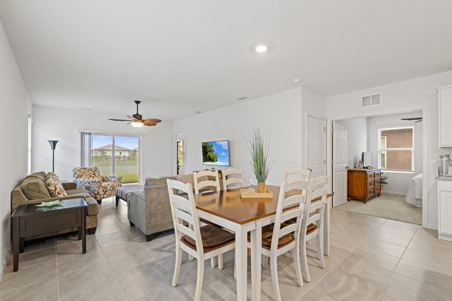 Furnished interior view inside a new home in , Port St. Lucie (Image 5).