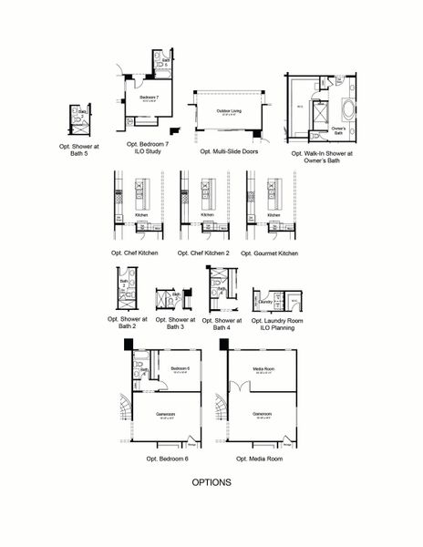 2D floor plan layout of this home in Stonehaven Voyage Collection, Glendale, AZ (Image 4). 2D floor plan layout of this home in Stonehaven Voyage Collection, Glendale, AZ (Image 4).