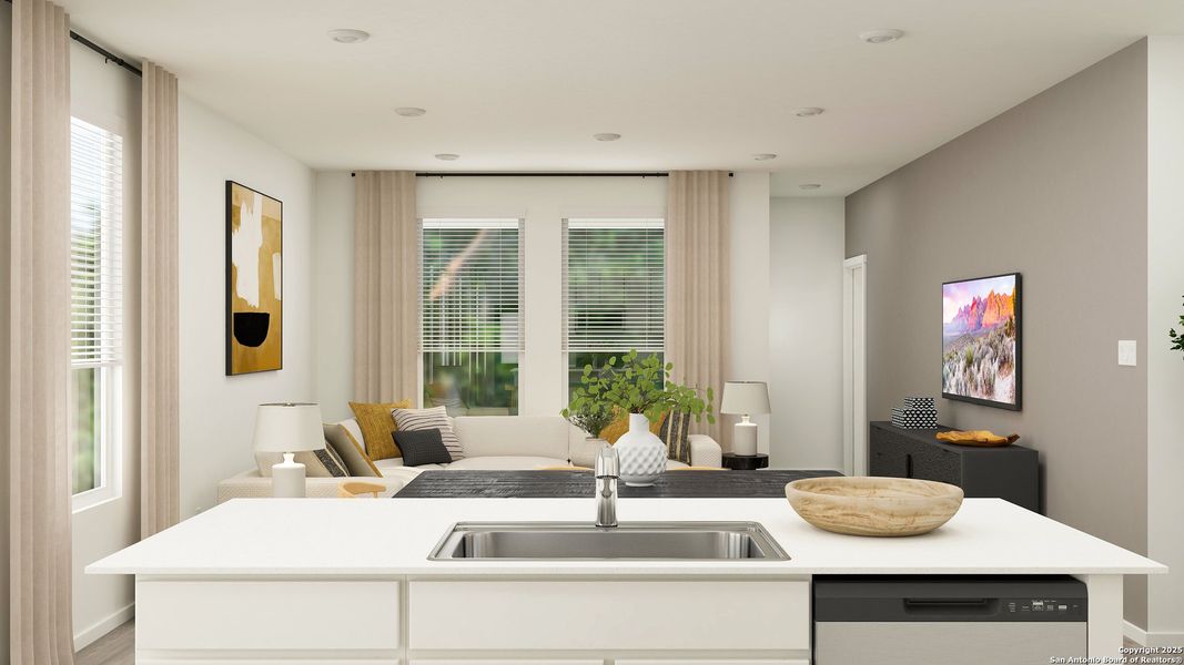 Furnished interior view inside a new home in Morgan Meadows, San Antonio (Image 12).