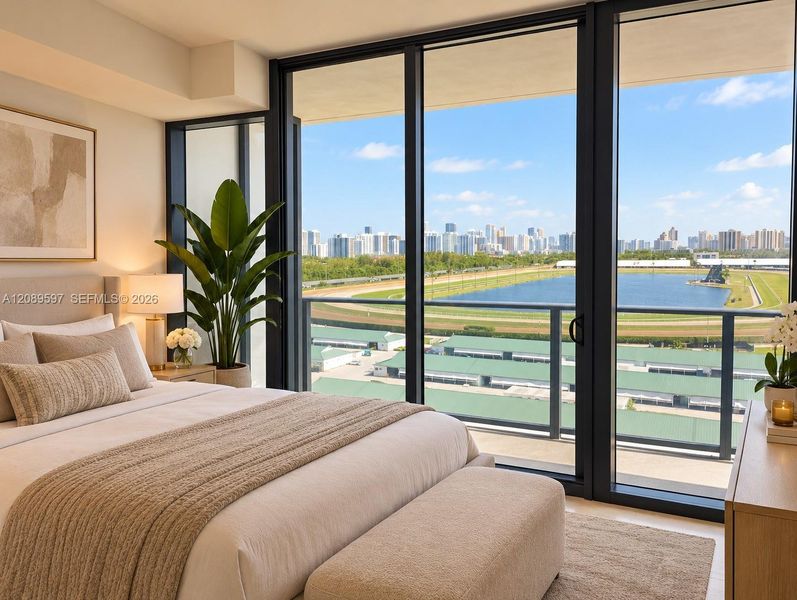 Furnished interior view inside a new home in , Hallandale Beach (Image 5).