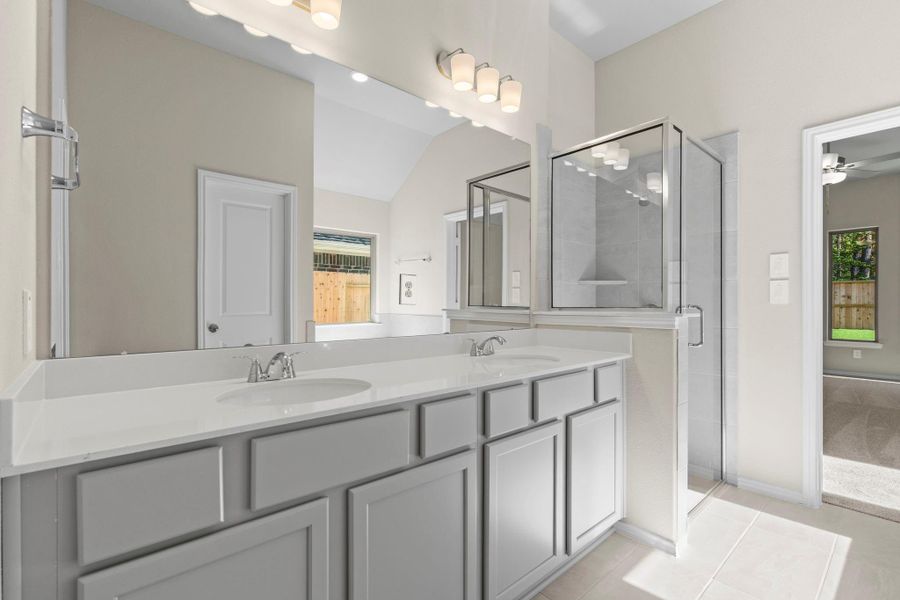 Furnished interior view inside a new home in The Highlands, Porter (Image 13).