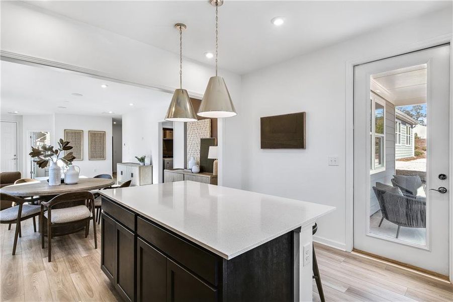 Furnished interior view inside a new home in Sun City Peachtree, Griffin (Image 8). Furnished interior view inside a new home in Sun City Peachtree, Griffin (Image 8).