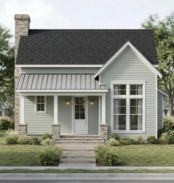 Front exterior of a new home in , Midlothian, TX, highlighting curb appeal (Image 1). Front exterior of a new home in , Midlothian, TX, highlighting curb appeal (Image 1).