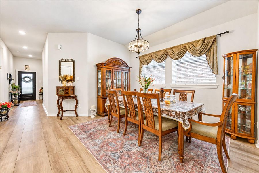 Furnished interior view inside a new home in Brookewater - Terrace Collection, Rosenberg (Image 9). Furnished interior view inside a new home in Brookewater - Terrace Collection, Rosenberg (Image 9).