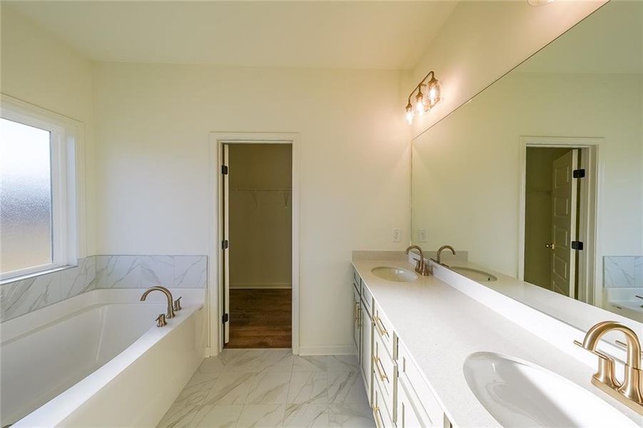 Furnished interior view inside a new home in , Dawsonville (Image 8).