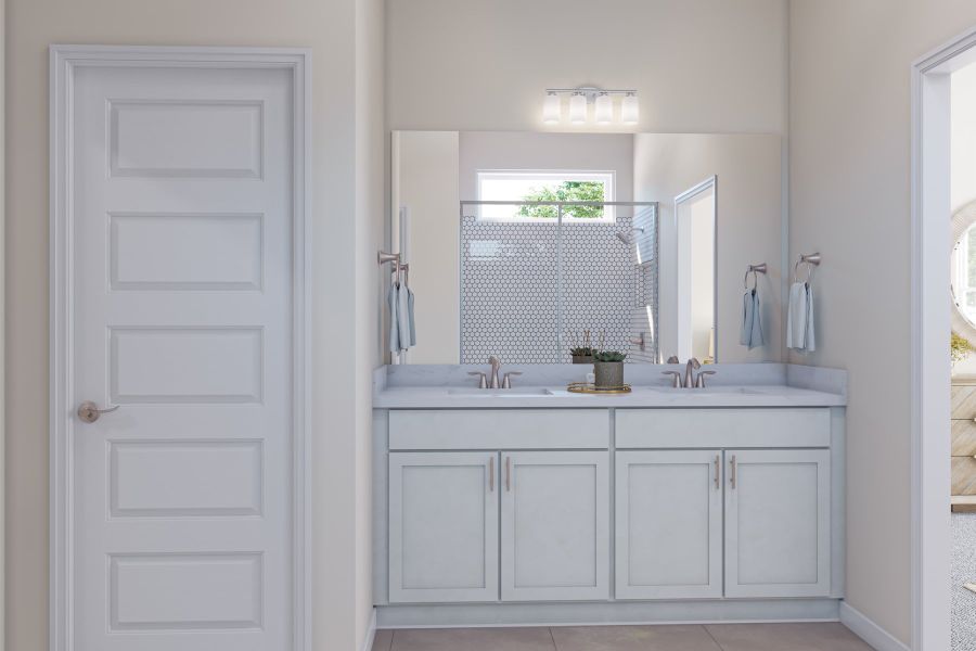 Furnished interior view inside a new home in Park Central, Georgetown (Image 10).