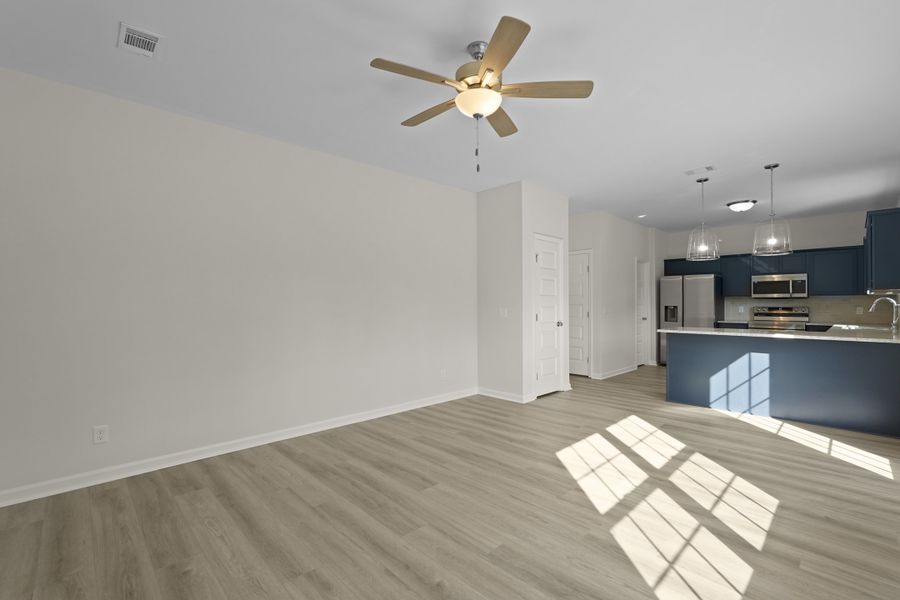 Representative unfurnished interior of a home built from the The Anderson by RTS Homes in Doctor's Creek, Ludowici (Image 29).