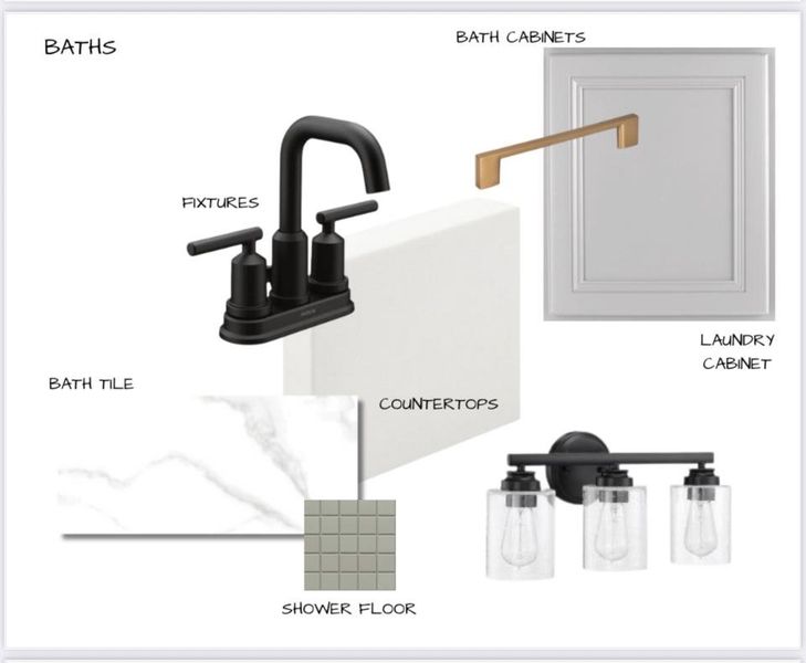 Sample of building materials used in homes in White Oak, Arlington (Image 5).