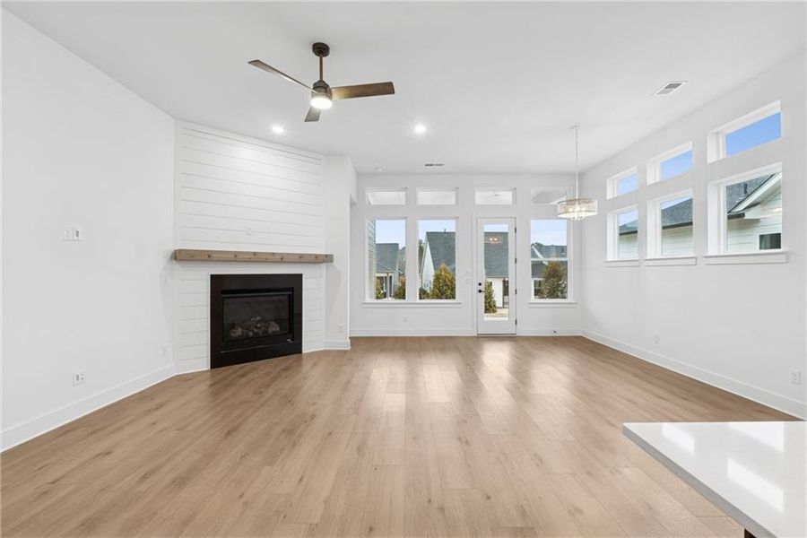 Spacious, unfurnished interior of a new home in Crescent Pointe at Great Sky, Canton (Image 12).