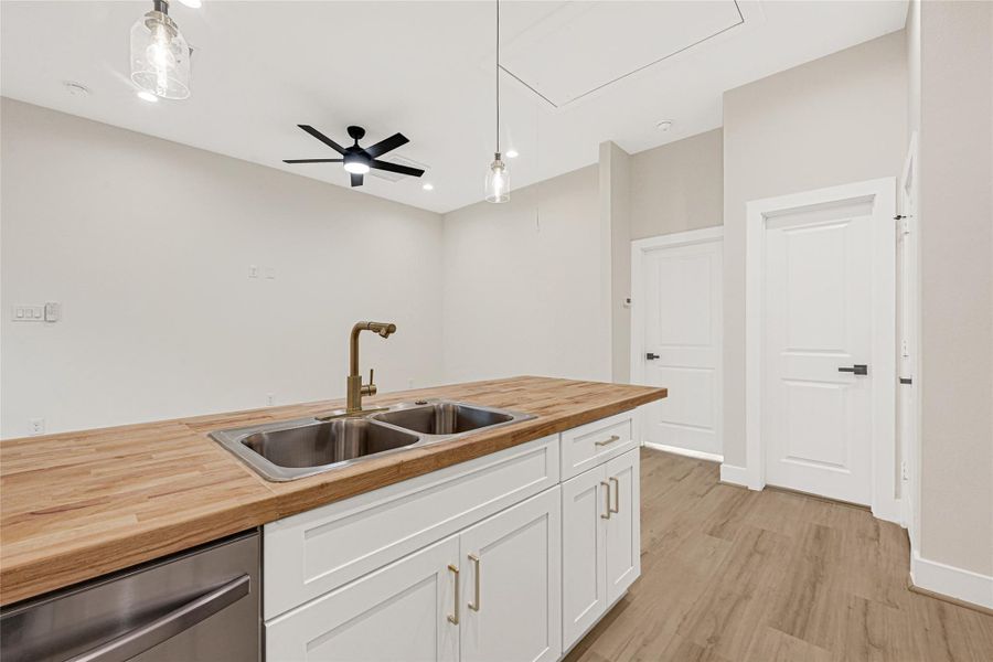 ADU- Butcher block countertops