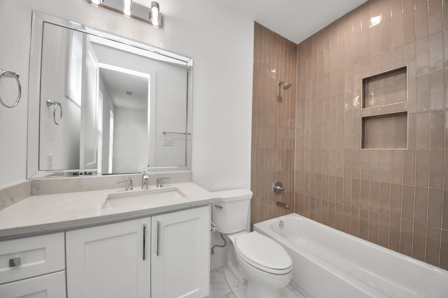 Furnished interior view inside a new home in , Houston (Image 25).