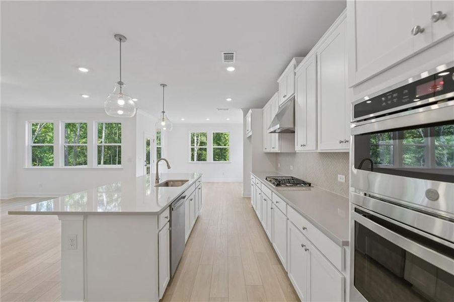 Furnished interior view inside a new home in Bailey Fence, Dacula (Image 38).