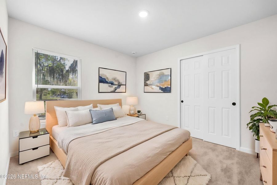 Furnished interior view inside a new home in , Jacksonville (Image 24).