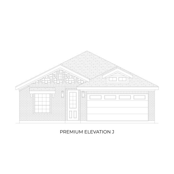 Representative rendering of the exterior for the Kennedy Select F by First Texas Homes (Image 10).