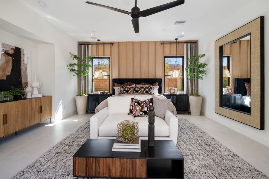 Representative furnished interior of a home built from the Cheval by Camelot Homes in Shadow Ridge, Scottsdale (Image 62).