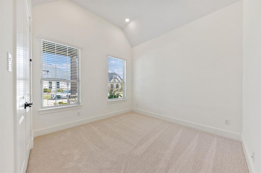 You'll find nicely sized secondary bedrooms in our Ariya plan.