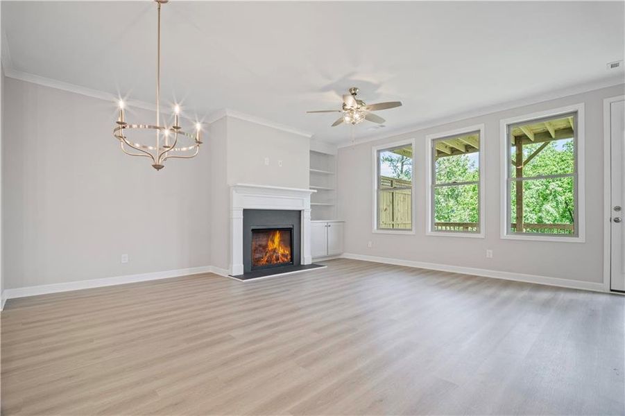 Spacious, unfurnished interior of a new home in The Retreat at River Green, Canton (Image 27).