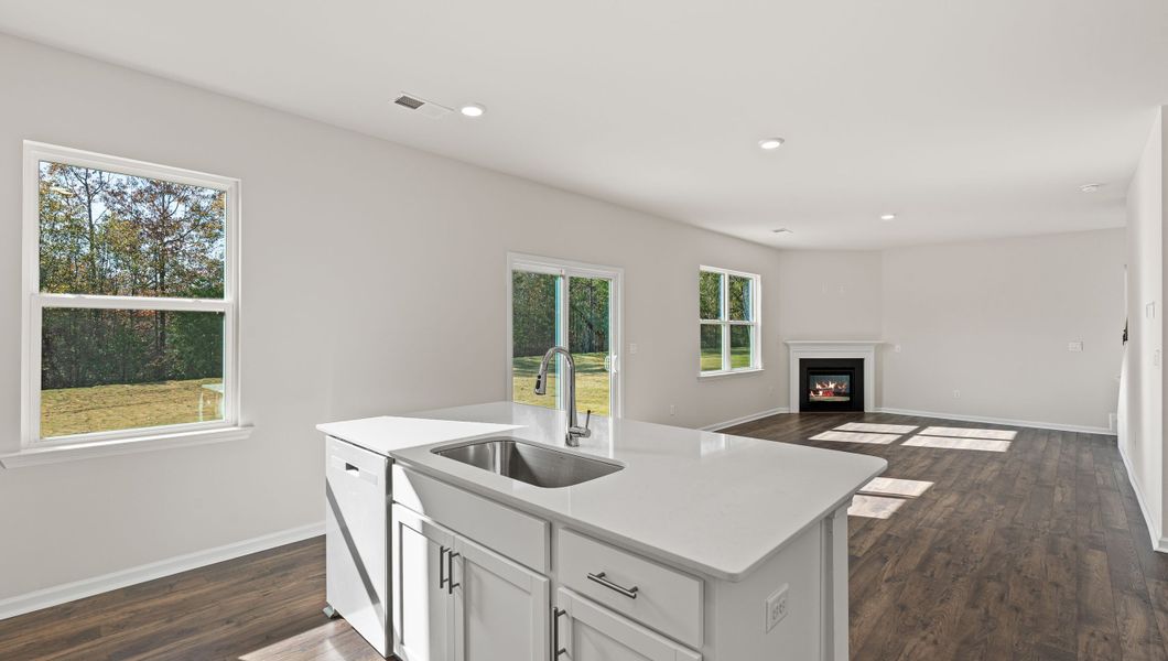 Furnished interior view inside a new home in Durbin Meadows Traditions, Fountain Inn (Image 7). Furnished interior view inside a new home in Durbin Meadows Traditions, Fountain Inn (Image 7).