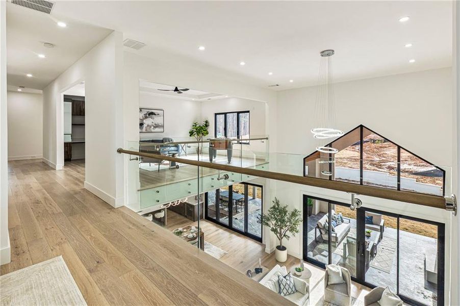 Furnished interior view inside a new home in , Suwanee (Image 41).