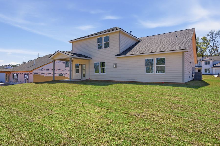 Exterior details and patio area of a home in Carriage Estates, Lexington (Image 4).