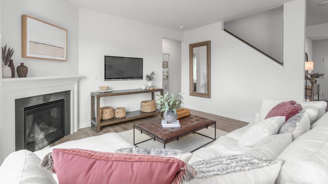 Representative furnished interior of a home built from the Hayden by D.R. Horton in Middleton, Greensboro (Image 9).