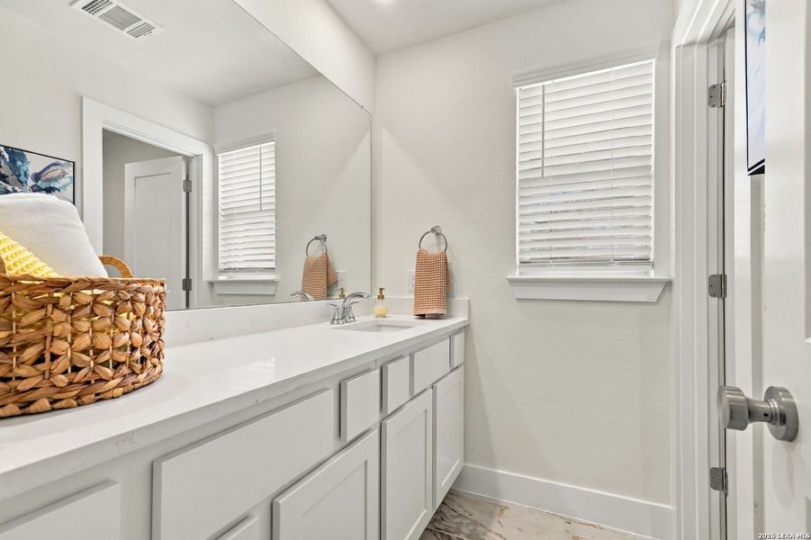 Furnished interior view inside a new home in Gruene Villages, New Braunfels (Image 5).