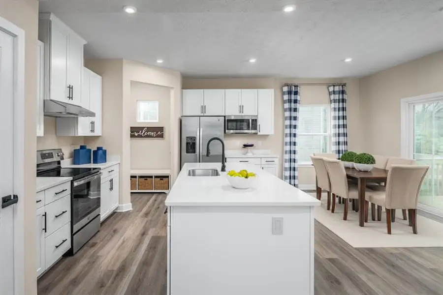 Representative furnished interior of a home built from the Allegheny by Ryan Homes in Friendship Meadows, Seneca (Image 4).