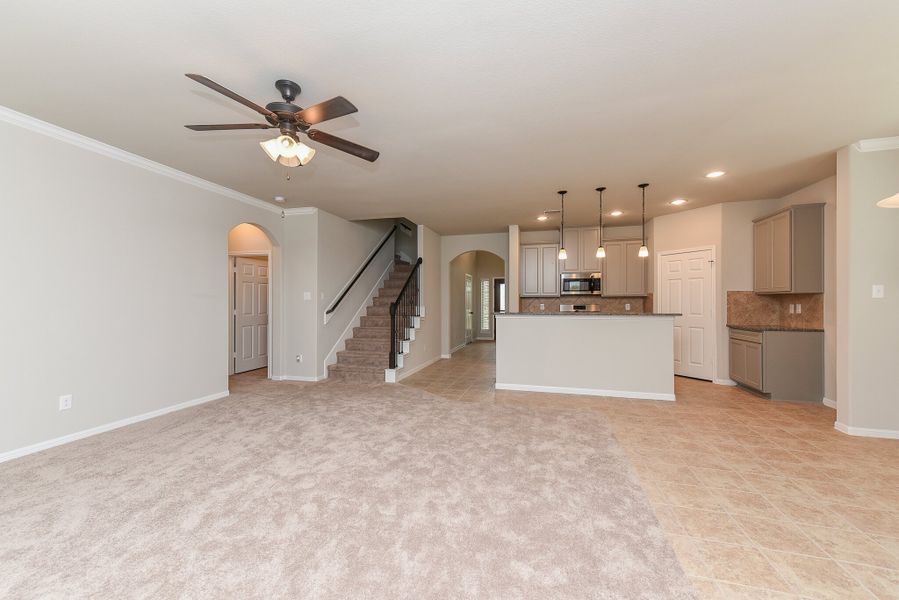 Representative unfurnished interior of a home built from the Floor Plan 2201 by Colina Homes in Grand Magnolia, Magnolia (Image 20).