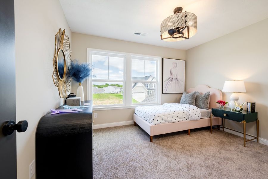 Representative furnished interior of a home built from the Charles by Fischer Homes in Twin Lakes, Hoschton (Image 46).