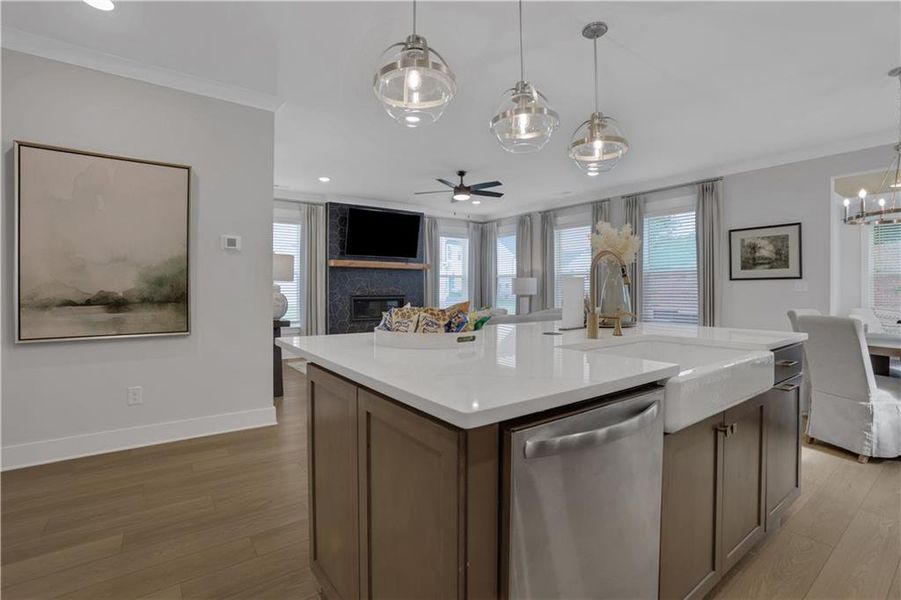Furnished interior view inside a new home in , Cartersville (Image 10).