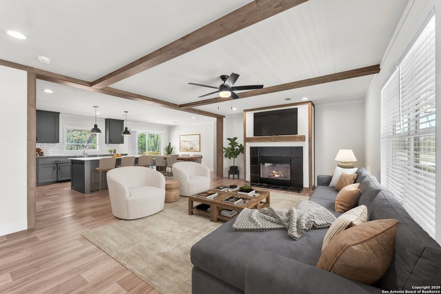 Furnished interior view inside a new home in , La Vernia (Image 6).