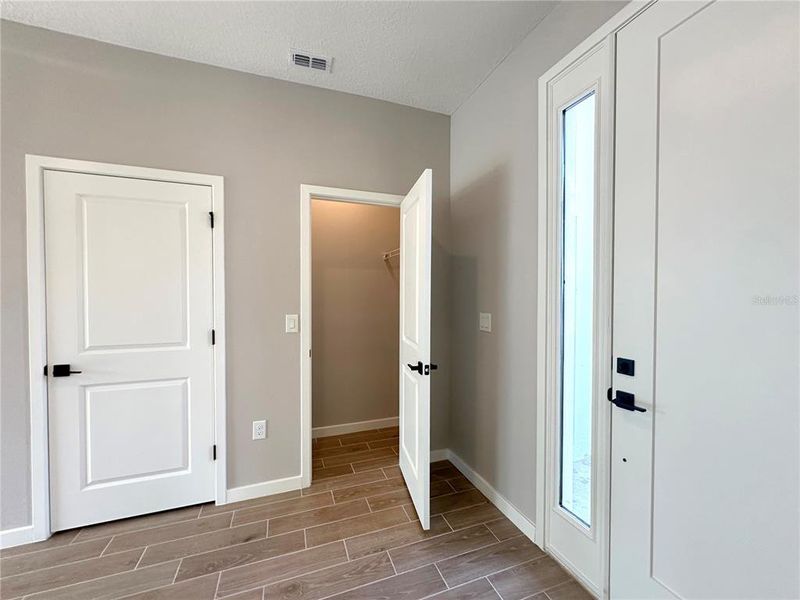 Coat Closet & Inside A/C Unit Coat Closet & Inside A/C Unit